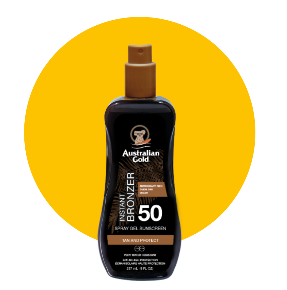 SPF 50 SPRAY GEL WITH BRONZER - 237 ml